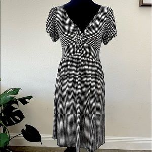 Max Studio Brown Polka Dot Dress